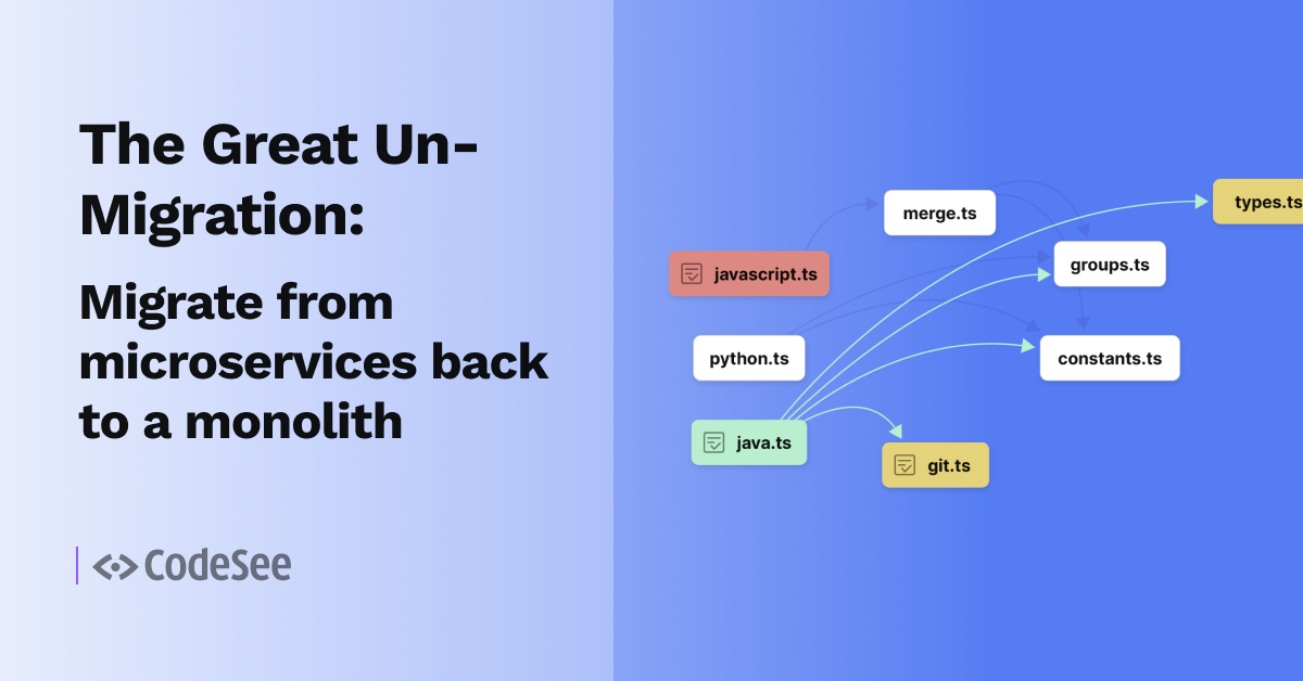 The Great Un-Migration: Migrate from microservices back to a monolith